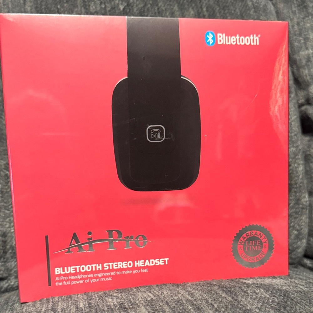 Black Bluetooth On-Ear Headphones